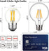 G16.5 Bulb dimmable,4W E26 Bulb 40 e26 Bulb,Neutral 4000K,400lm,CRI>85,AC120V,Edison Free,Pack 6 Arberlic Light LED