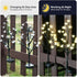 Solar Flowers Lights Garden Decor, 2Pack 40LED Waterproof Fairy Lights for Outdoor Yard and Lawn Decorations