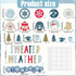 Whaline 85Pcs Winter Bulletin Board Decoration Kit Xmas Tree Snowmen Snowflake Cutouts with Glue Point Christmas Holiday Classroom Bulletin Border Stickers for Home School Office Wall Door Decor by Whaline