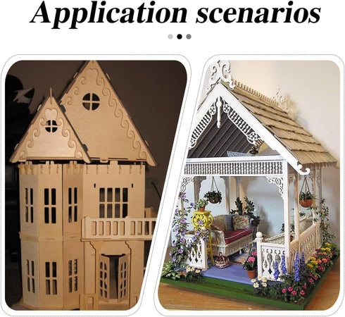 1:12 4.5 Inch BESPORTBLE Christmas Village Accessories - Christmas Mini Street Light Models Dollhouse Lamp for Kids