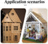 1:12 4.5 Inch BESPORTBLE Christmas Village Accessories - Christmas Mini Street Light Models Dollhouse Lamp for Kids