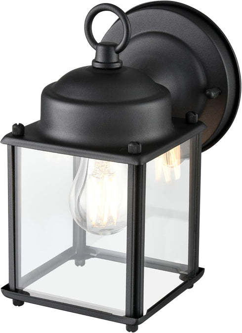 ML 210001-TBK 1-Light Lighting Outdoor Wall Sconce in Textured Black Finish
