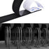 Hook and Loop Tape 1in x 20ft Heavy Duty Adhesion Strip Tape Self Adhesive Interlocking Nylon Fabric Black
