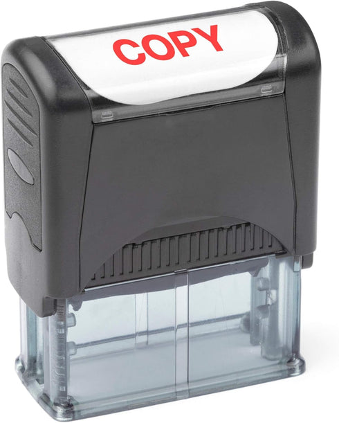 Self Inking Rubber Stamp - Refillable Red Ink Preinstalled (9/16" x 1-1/2") (Copy)