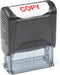 Self Inking Rubber Stamp - Refillable Red Ink Preinstalled (9/16" x 1-1/2") (Copy)