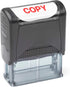 Self Inking Rubber Stamp - Refillable Red Ink Preinstalled (9/16" x 1-1/2") (Copy)