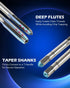 60 Set Orion Motor Tech PCS Tap and Die Metric and Standard Sizes Included Tap Die Kit Metric and SAE for Threading
