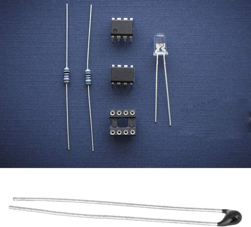 10Pcs MF52 NTC Thermistor, 5K-B3950-L30 Negative Temperature Coefficient Sensors, Black Head