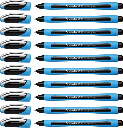 Schneider Slider Memo XB Ballpoint Pen, 10/Pack by Schneider