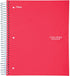 Five Star Spiral Notebooks, 5 Subject, Wide Ruled, 200 Sheets, Assorted Colors, 6 Pack