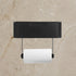 LIFKOME Stainless Steel Toilet Paper Holder with Wipes Dispenser, Square Wall-Mount Tissue Box for Bathroom and Toilet