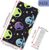 VSOJSOJKE 24" 14" MTG Play Mat, x TCG Card Play Mat, Surface with Smooth Stitched Edge, with Storage Bag, Alien Theme