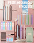 Nicpro 39 PCS Aesthetic School Supplies, 12 Color Pastel Highlighters, Big Capacity Pen Case, 5 Quick Dry Pens, 6