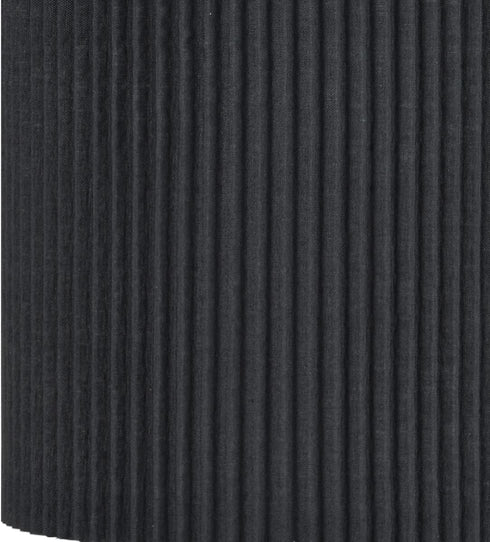 Lamp,Set 2,Small Drum,5.4"5.4"H5.2",TC BULB,Black LAMPWELL KETTE Clip-on Pleated Fabric Lamp Shades for for Table