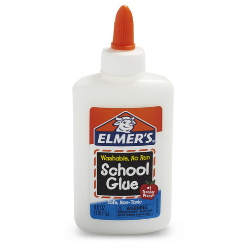 Elmers Liquid School Glue, Slime Glue & Craft Glue, Washable, 4 Ounces Each, 12 Count for Making Slime