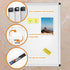 VIZ-PRO Magnetic Dry Erase Board, 24 x 18 Inches, Silver Frame Aluminium