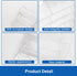 Business Acrylic Card Holder Display for Desk, 12 Slots 4 Tiers Multiple-Clear Acrylic Business Card Stand Set, Holds