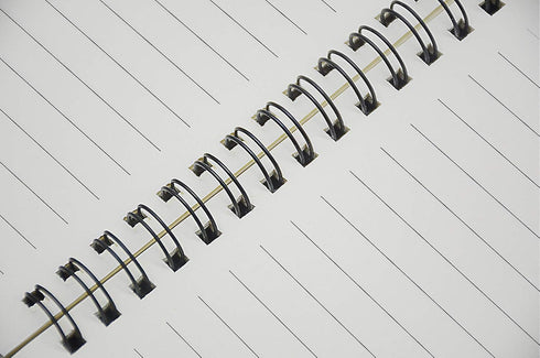 YYaaloa 4pcs A5 Ruled Spiral Notebooks, Brown Soft Cover, 120 Pages, 5.7" x 8.3" Cream Paper