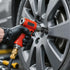 20PCS 1/2" Set, 13/16"-3/8" 10-24mm, 6-Point 1/2 Inches Set,Rugged DISEN Impact Socket Deep Sockets SAE & Metric Cr-V