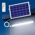 MEIHONG Solar Powered Shop Light with Dusk to Dawn Sensor, IP65 Waterproof