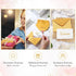 Yahenda 200 Count Mini Gift Card Envelopes, Bulk Wedding Pocket Small Paper Envelopes, 4 x 2.7 Inch (Gold)
