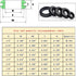 200Pcs Rubber Grommet Assortment Kit, 8 Sizes for Wiring Automotive, Plumbing, Hardware Repair Firewall