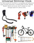 String Trimmer Hanger Bracket, Garden Lawn Trimmer Wall Mount, Heavy Duty Weed Eater Rack for Garage
