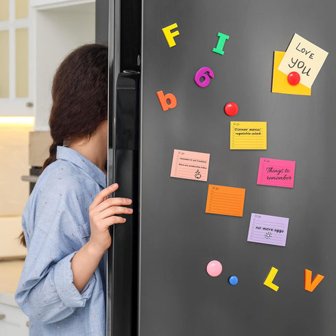 EOOUT 15 Pack Lined Sticky Notes, 3"x4", 750 Sheets, To Do List Notepad for Office Meeting School Home
