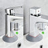 WSIWZAI 4PCS Small Sink Faucet Splash Handle Drip Guard Mat Silicone Pad Protectors Behind Draining for Kitchen