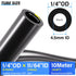TAILONZ PNEUMATIC 1/4 inch OD Black Nylon Tube - 32.8ft Air Brake Tubing for Pneumatic Applications