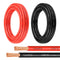 10 Gauge OFC Wire,10FT Pure Copper Wires, 10AWG Battery Cable Red &
