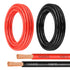 10 Gauge OFC Wire,10FT Pure Copper Wires, 10AWG Battery Cable Red &