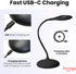 3 1600K, 4000K, Dimmable, hooga Desk Lamp, Blue Light Blocking, Modes: Amber Red, Full-Spectrum Rechargeable, Eye