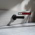 JQK Door Stopper Black, 304 Stainless Steel Sound Dampening Door Stop Bumper Protector, 2 Pack