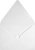 LUXPaper A2 Contour Flap Invitation Envelopes | 4 3/8" x 5 3/4" | White | 80lb. Text | 100% Recycled | 50 Qty by LUXPaper