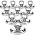 E BAVITE Heavy Duty Magnetic Hooks, 100 LB with Countersunk Hole Eyebolt, Pack of 10