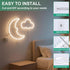 XINGZHI 16.4FT 5V Warm Neon Light Strip Waterproof, USB Led Strip Lights with Touch Controller, Cuttable Flexible