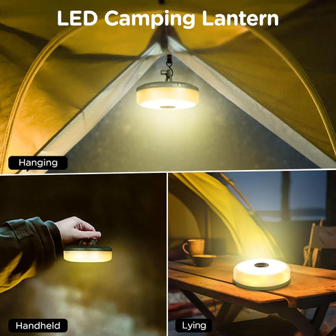 4 1 32.8FT 8 OGERY Camping String Lights, in Quick Storage Rechargeable Tent Lights String with Lighting Modes, Hanging