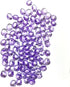 LOTOWELZON 100Pcs 14mm Crystal Glass Beads Purple 2 Holes Octagonal Drops Chandelier Hanging