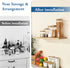 Mooche 4Pack 8.08*5.72 Inch) Floating Shelf Brackets, Heavy Duty Metal L Brackets Wall Mounted Corner Brace Angle