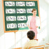 gisgfim 12 Pieces Greenery Alphabet Bulletin Board Strips Set, ABC Alphabet Banner & Number Border Posters for Classroom