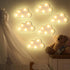 6 (Clound-6pcs) clothmile Pcs LED Cloud Night Light Can Be Hung On The Wall Kids Room Room Light, Suitable for Birthday