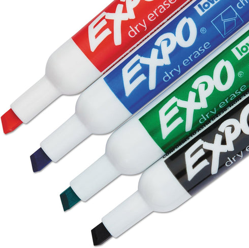 EXPO 1785294 Mountable Whiteboard Caddy with 4 Markers and Eraser Set