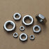 QuarkMRO 304 Stainless Steel Fine Thread Thin Jam Hex Nut Right Hand Select