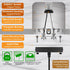 5 6 inch E26 Recessed to Pendant Light Converter Kit and Can Light Conversion, Includes Socket, Mounting Bracket, Round