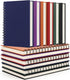EUSOAR Spiral Journal Notebooks - 12 Pack A5 160 Pages, Tear-off College Ruled Paper, Thick Hardcover, Assorted Colors