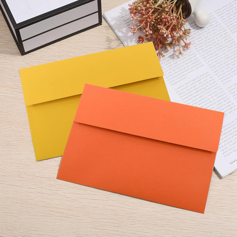 VANRA 150 Pack Colorful A9 Envelopes for Invitations, Bulk 5-3/4 x 8-3/4 for Greeting Cards, Wedding Photos