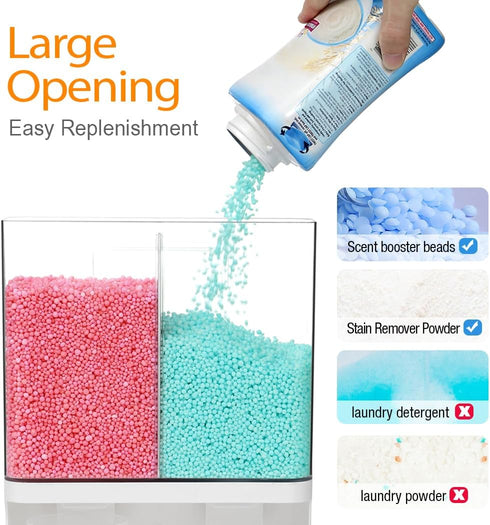 Conworld Laundry Detergent Dispenser, Scent Booster Beads Dispenser for Laundry Room Organization, Suitable for Beads