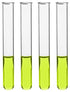 EISCO 24PK Test Tubes, 85ml - Borosilicate Glass, 1.2mm Thick Walls, 9.8" Tall, 1" Diameter