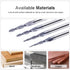 4Pcs/Pack R0.25~1.0 1/8" SpeTool Assorted Tip Tapered End Mill Cone Ball Nose Carbide Bit CNC Cutter for Carving